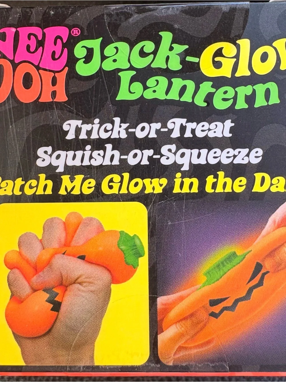 NeeDoh Jack-Glow Lantern Purple Pumpkin by Schylling
